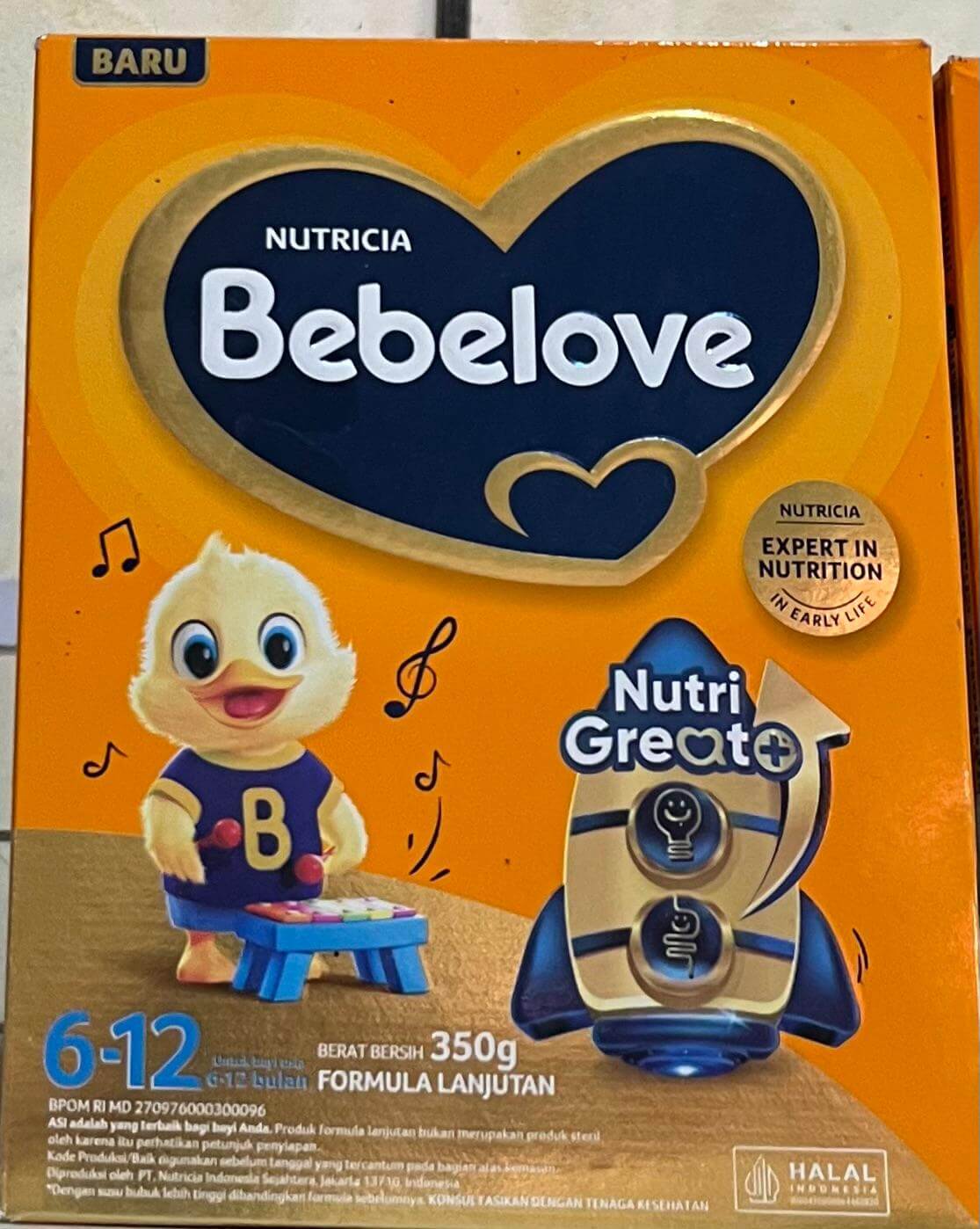Bebelove 6-12 bulan 350g