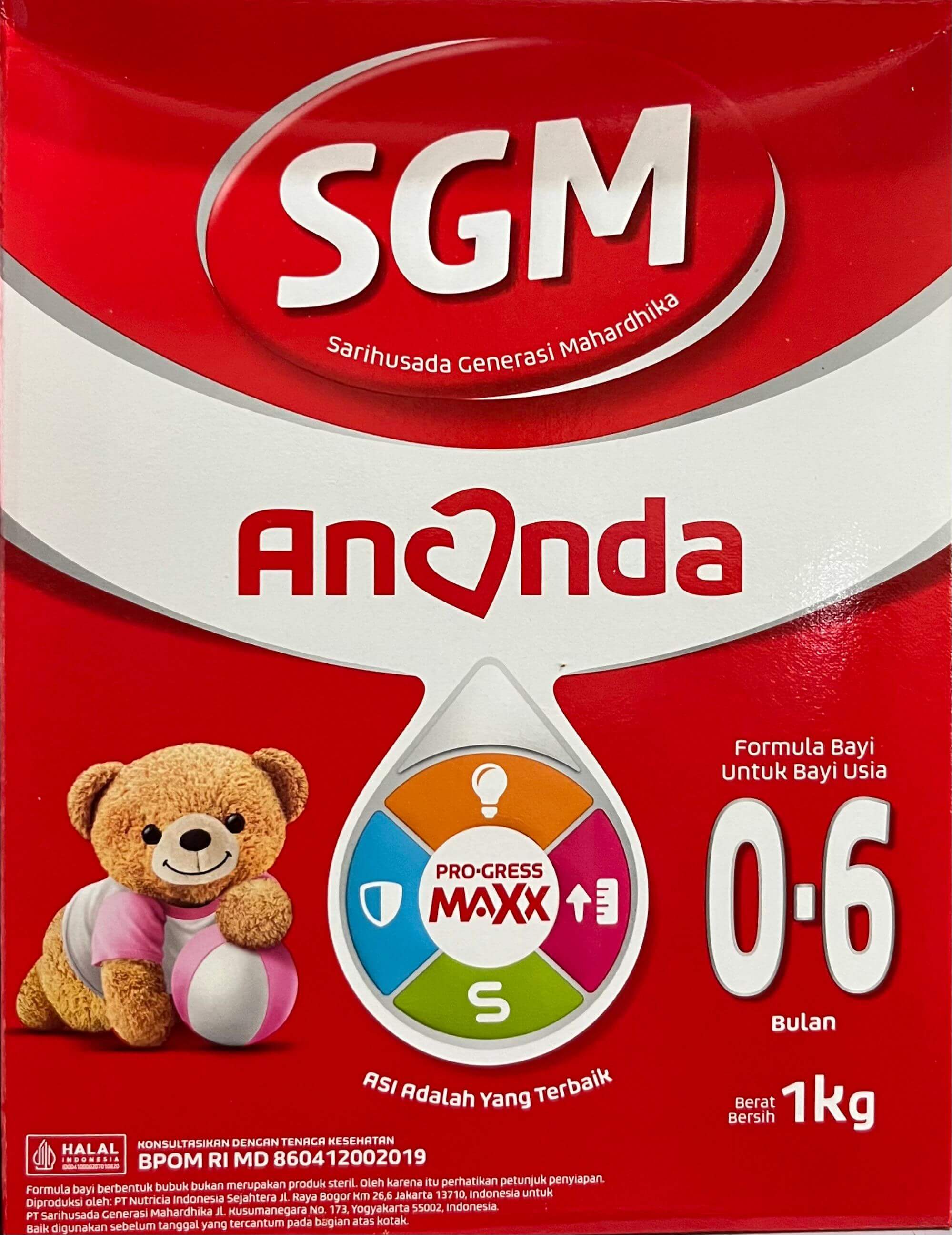 SGM Ananda 0-6 Bulan 1Kg