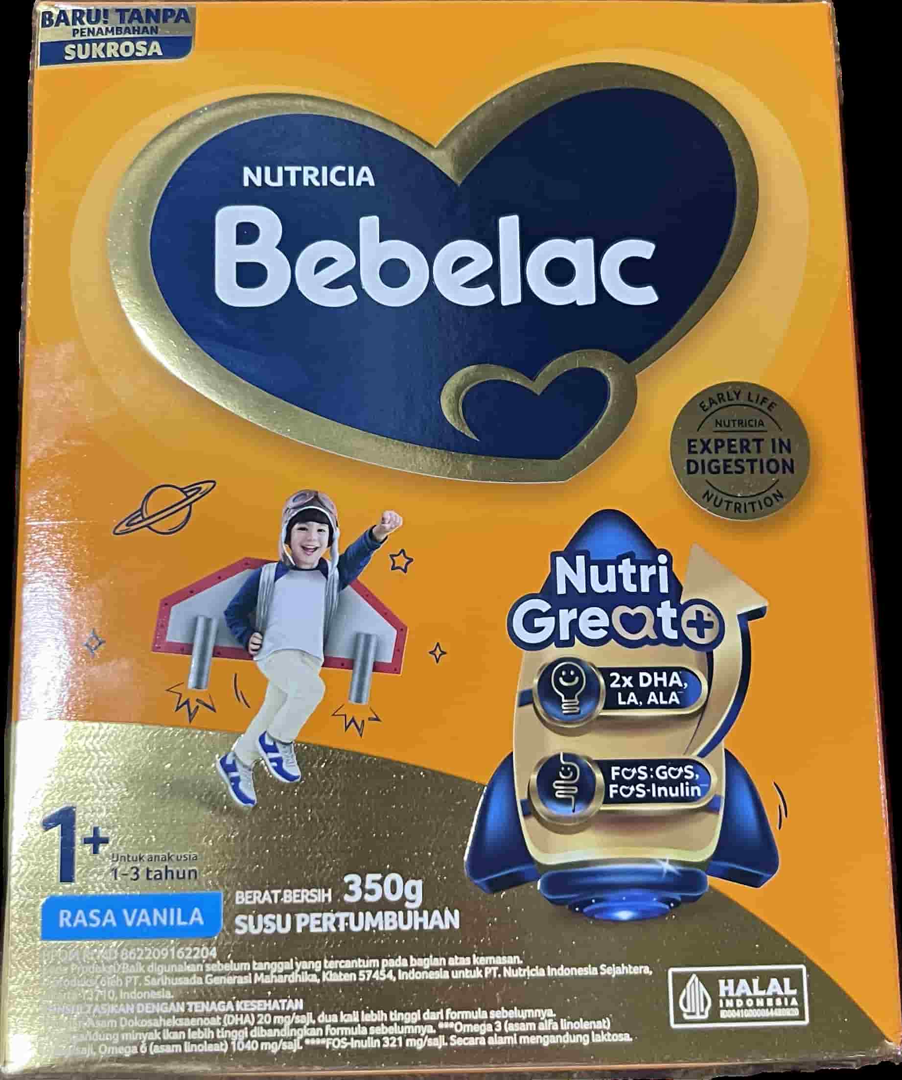 Bebelac 1+ Rasa Vanilla 350g