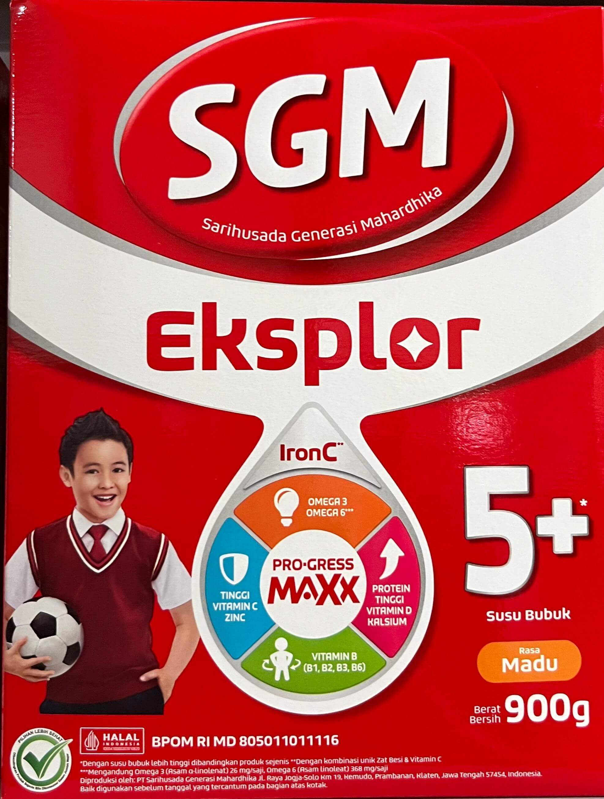 SGM Eksplor 5+ Rasa Madu 900g