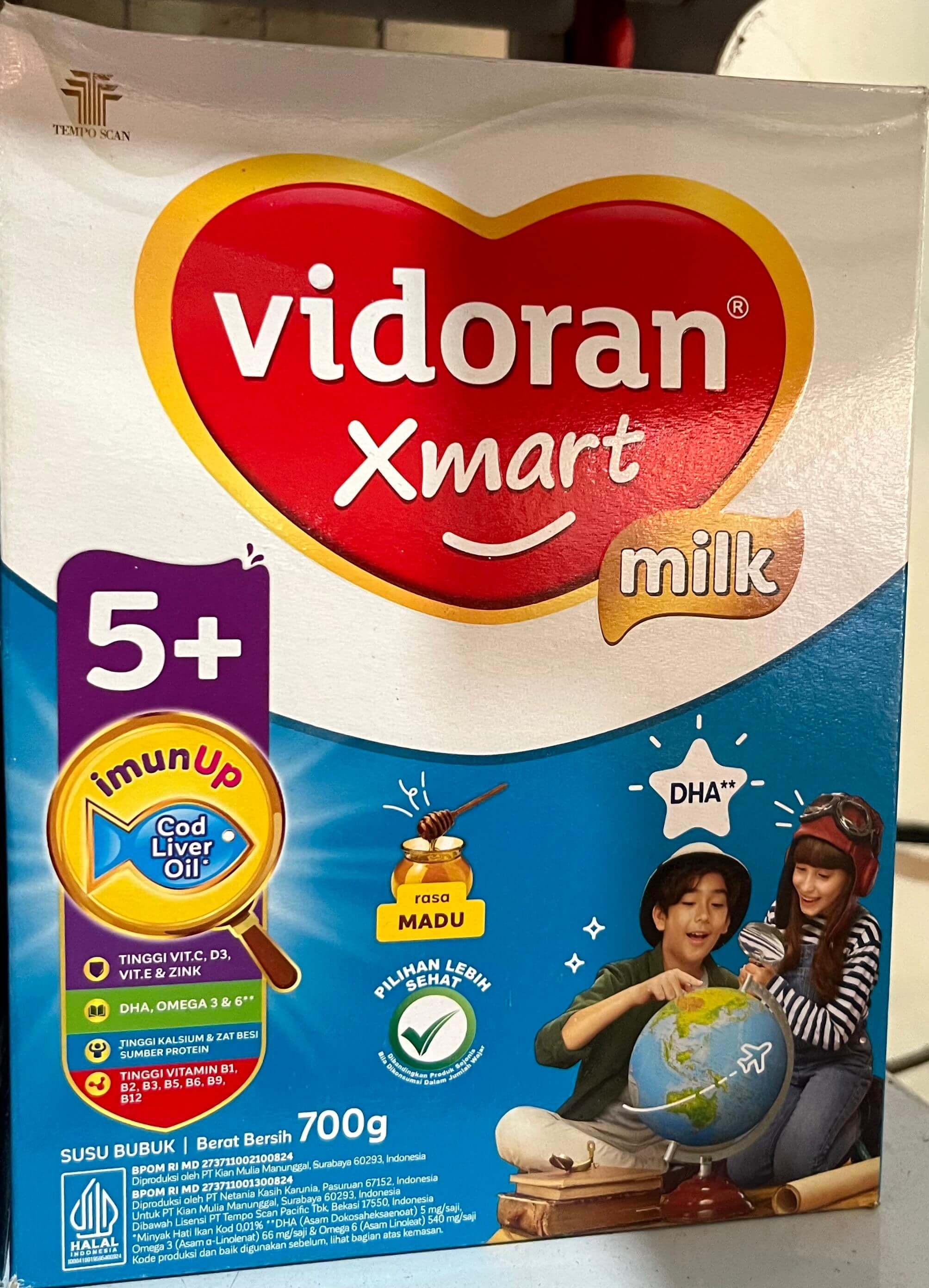 Vidoran 5+ Rasa Madu 700g